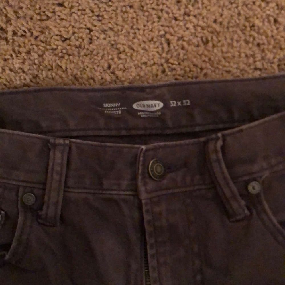 Old Navy Charcoal Skinny Jeans (32x32)